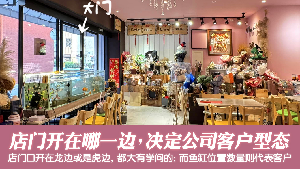 店面的门开龙虎边会决定一家公司的客户型态---张定玮老师风水勘屿