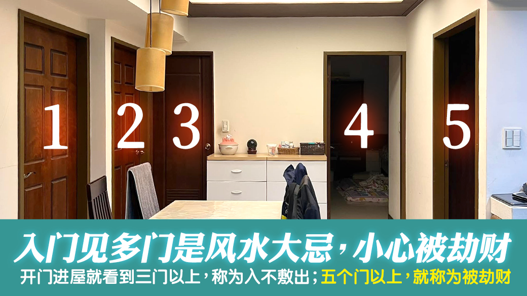 入门不可见多门会被劫财---张定玮老师风水勘屿
