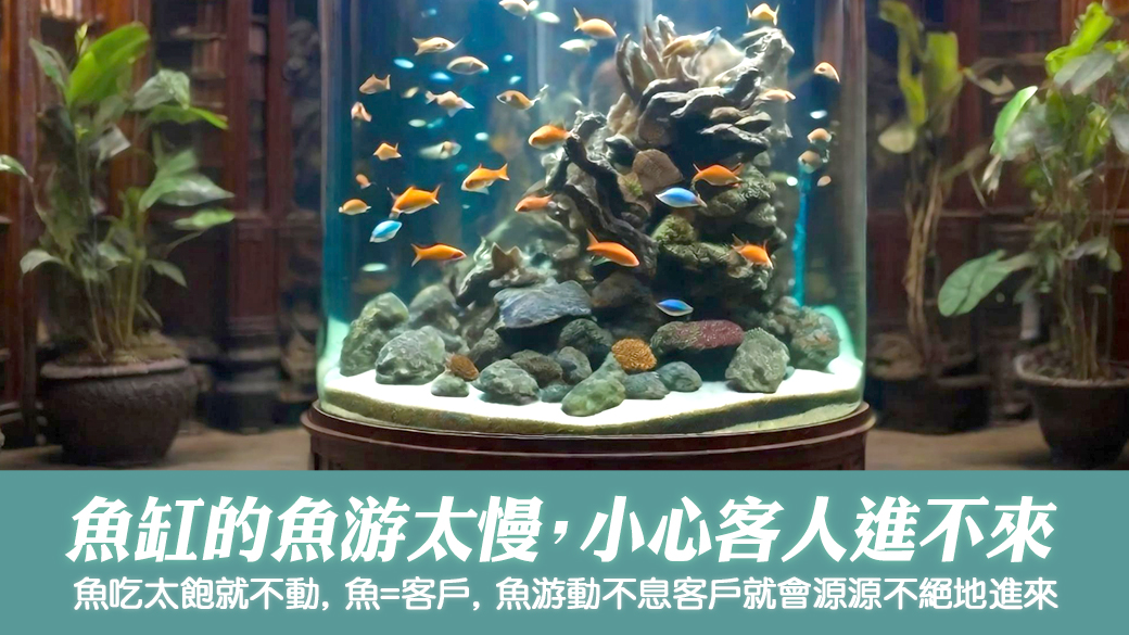 養魚風水小常識-魚游得太慢客人進不來---張定瑋老師