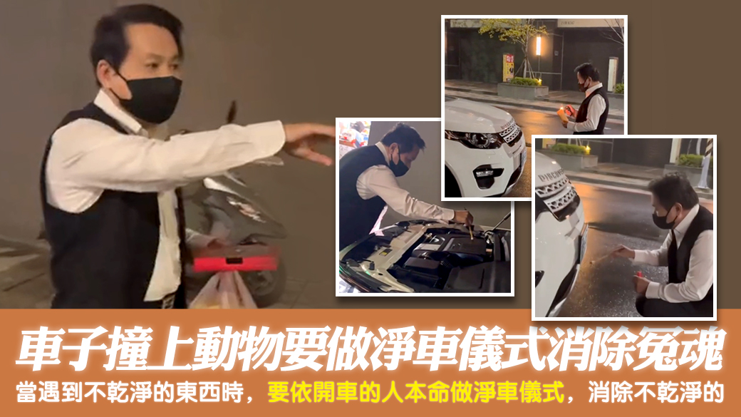 車子撞上動物要做淨車儀式消除冤魂---張定瑋老師風水勘嶼